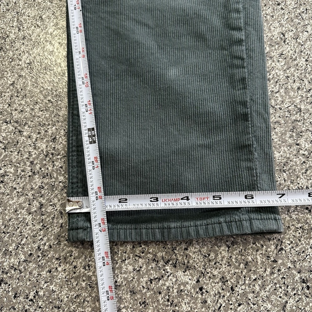 American Eagle Corduroy Jeans Womens 4 26x27 Straight Mom Jean Green High Rise - Picture 8 of 8
